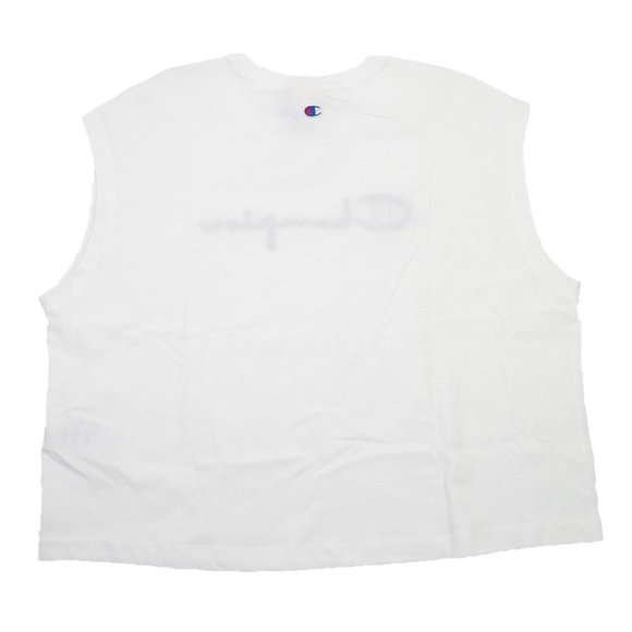 Champion Women's Oversized Boxy Crop Top Sleeveless Shirt Reverse Weave Workout - Picture 9 of 10